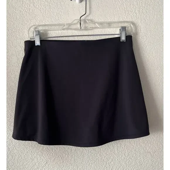 RVCA VA Essentials Tennis Skirt Black Medium Athleisure Pickle Ball Athleisure